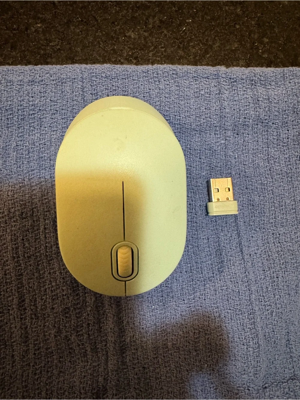 NEW Wireless Optical Computer Mouse with USB Receiver - Mint Green - Picture 3 of 8